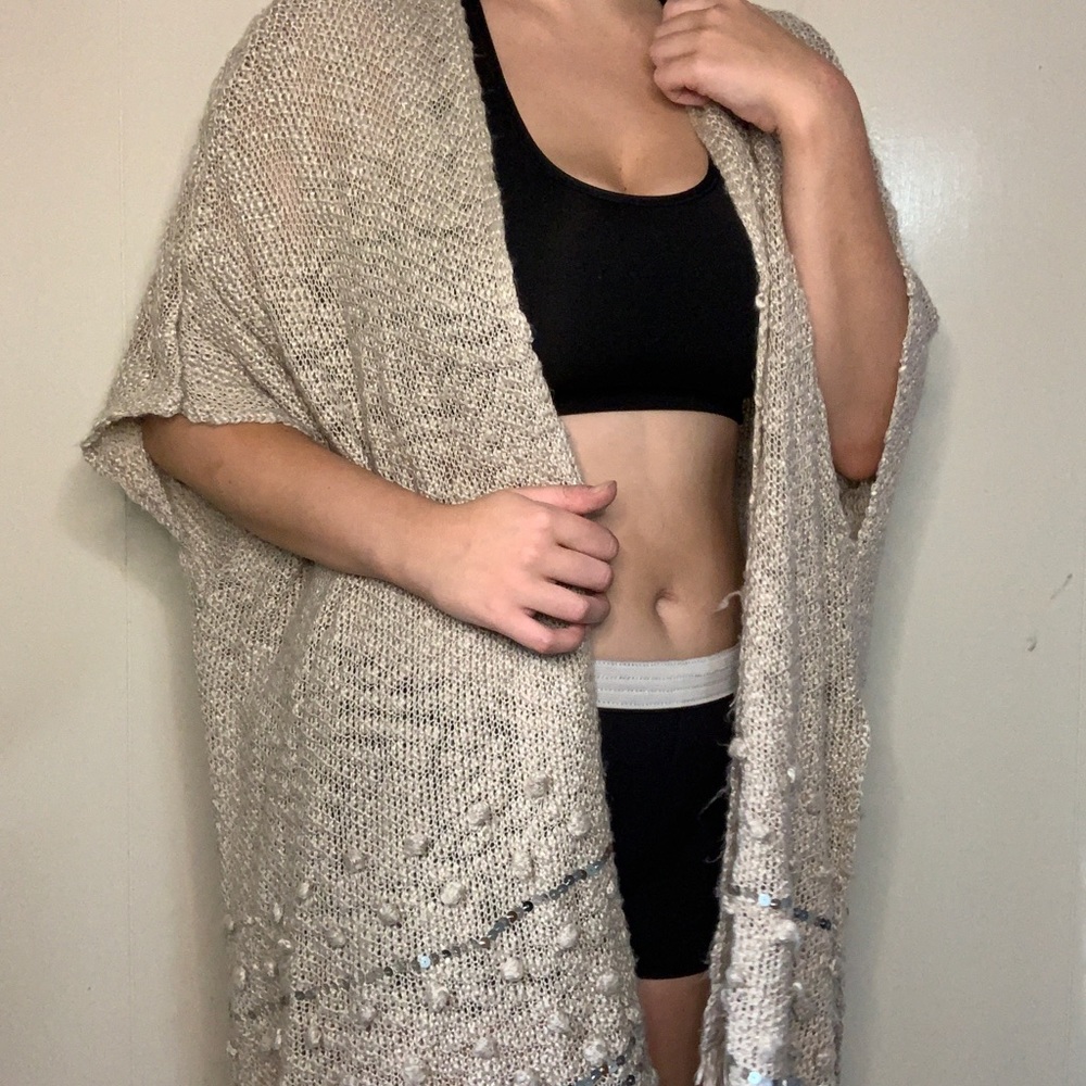 Knox Rose boho sequin sweater